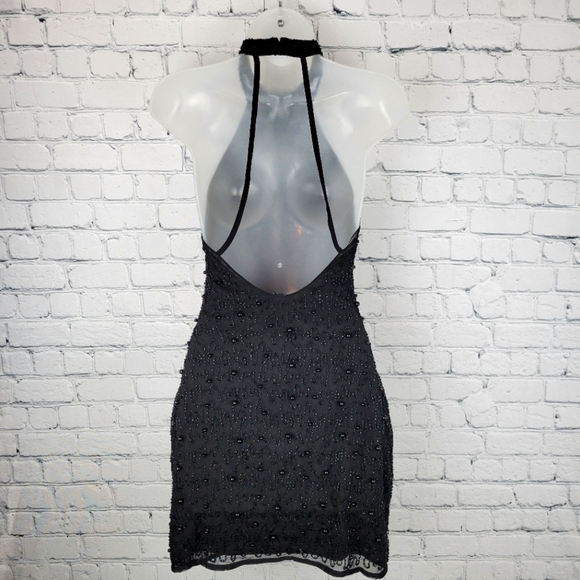 NWT Windsor Size M Beaded Backless Mini Dress - Picture 3 of 8